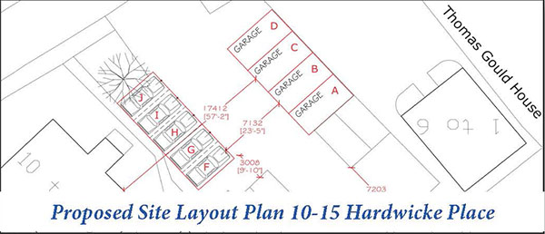 Lot: 96 - TWO PARCELS OF LAND WITH PLANNING FOR GARAGES AND BOLLARD PARKING SPACES - 